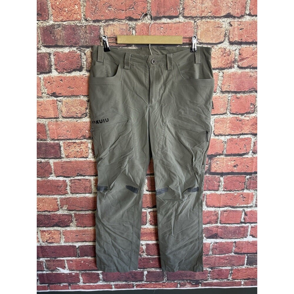 KUIU Mens Green Kutana Stretch Woven Pant Outdoor Hunting Size 36 x 30